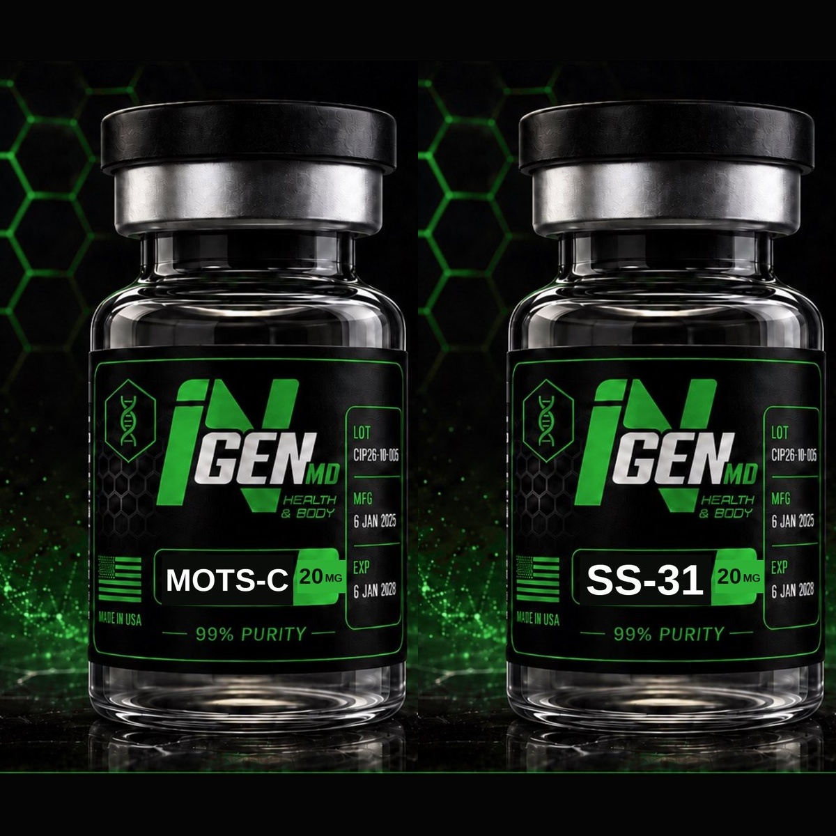 Mitochondrial Research Stack — MOTS-c and SS-31